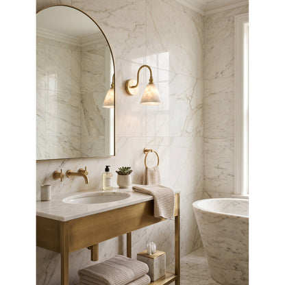 Stanmere Alabaster Wall Sconce