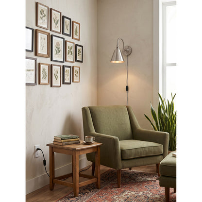 Stanmere Brass Plug-in Wall Sconce