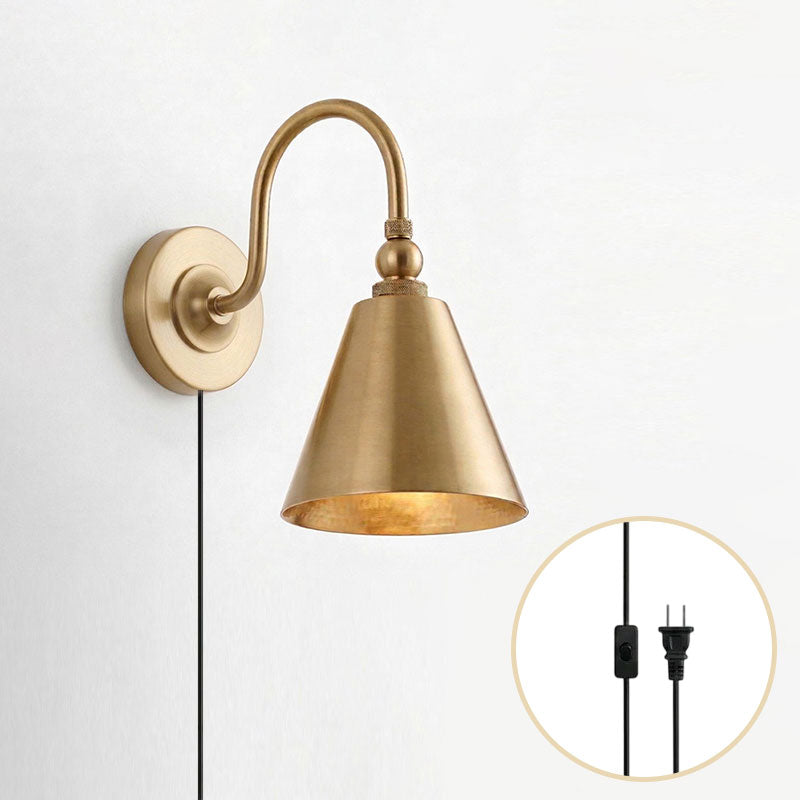 Stanmere Brass Plug-in Wall Sconce