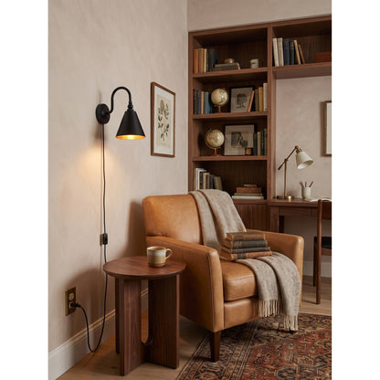 Stanmere Brass Plug-in Wall Sconce