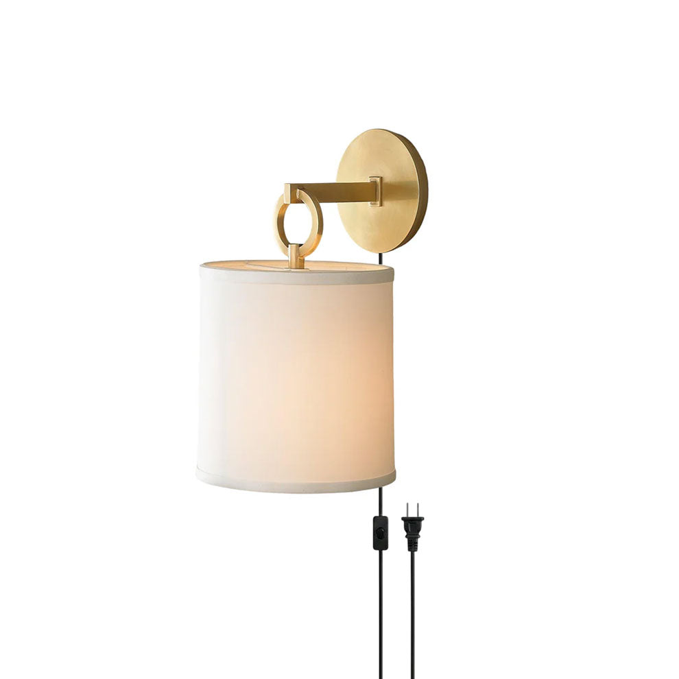 Nevara Circle Plug-in Wall Sconce