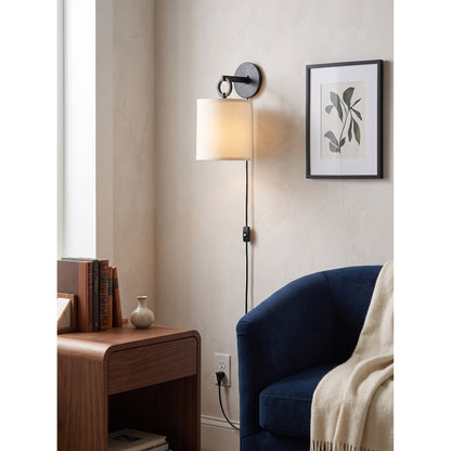 Nevara Circle Plug-in Wall Sconce