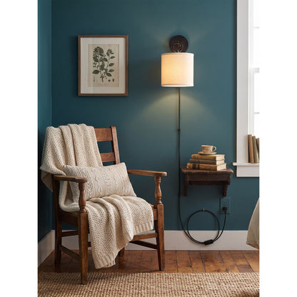 Nevara Circle Plug-in Wall Sconce