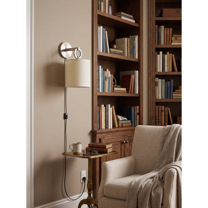 Nevara Circle Plug-in Wall Sconce