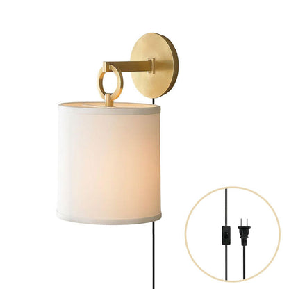 Nevara Circle Plug-in Wall Sconce