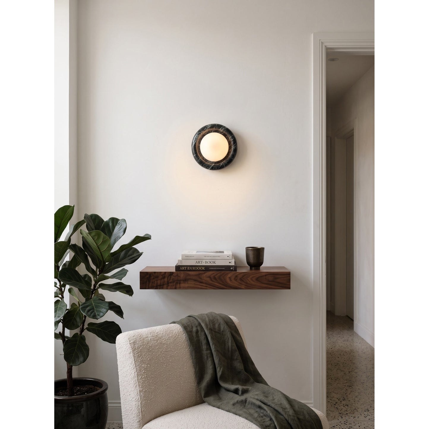 Prunus Marble Wall Sconce