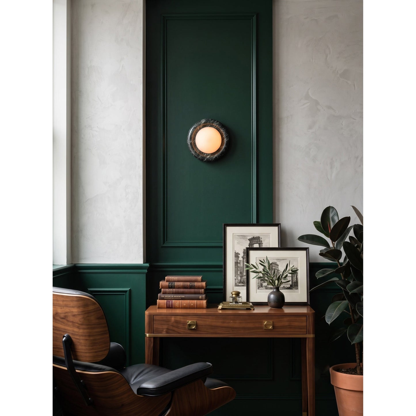 Prunus Marble Wall Sconce