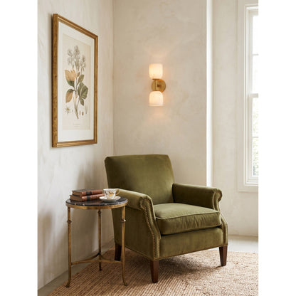 Coria Alabaster Hammered Wall Sconce