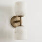 Coria Alabaster Hammered Wall Sconce