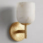 Coria Alabaster Hammered Wall Sconce
