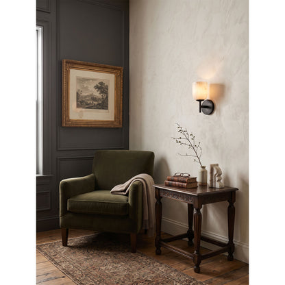 Coria Alabaster Hammered Wall Sconce