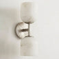 Coria Alabaster Hammered Wall Sconce