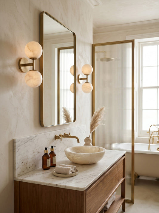 Garrison Alabaster Wall Sconce