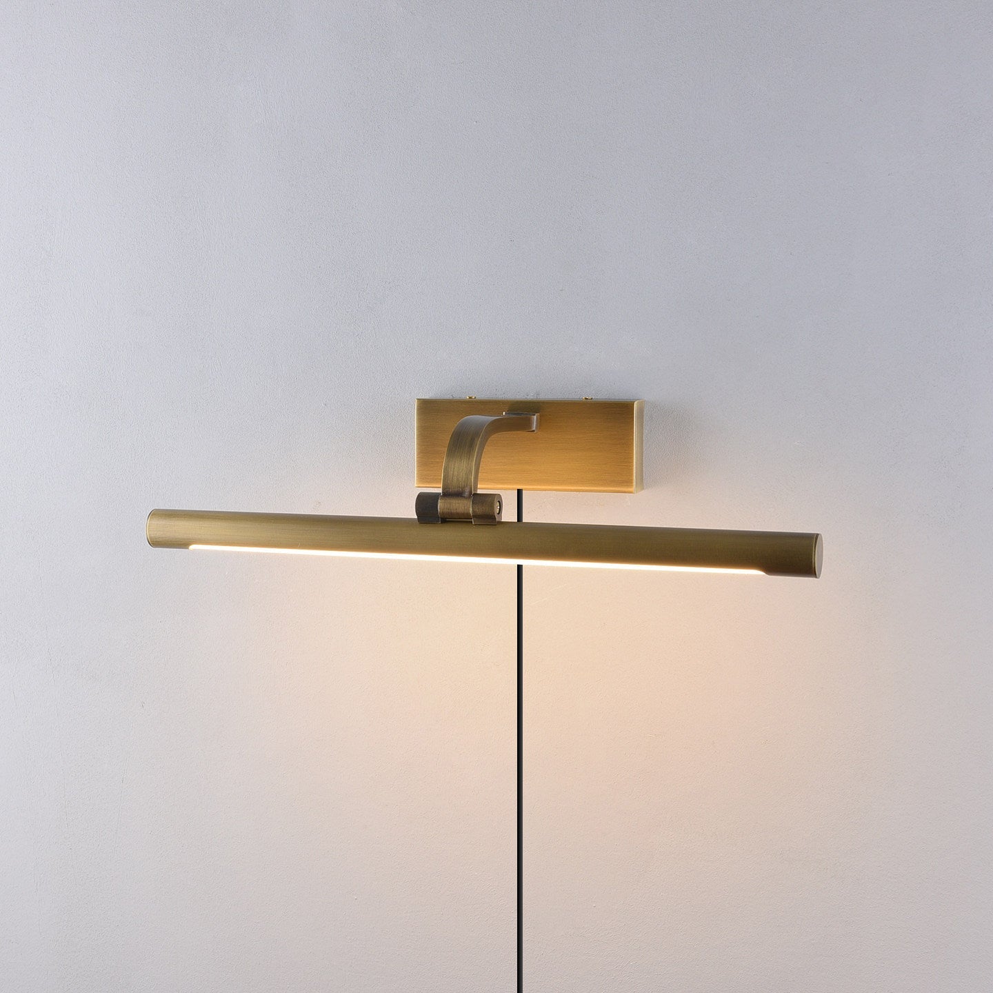 Galis Brass Plug-in Wall Sconce
