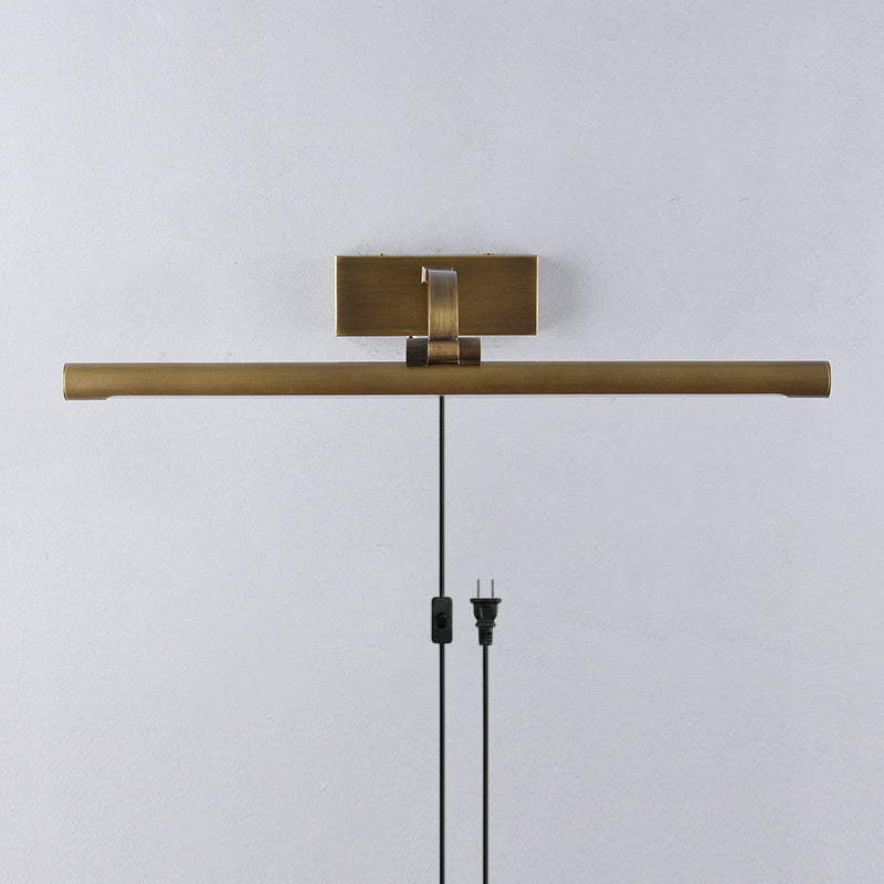 Galis Brass Plug-in Wall Sconce
