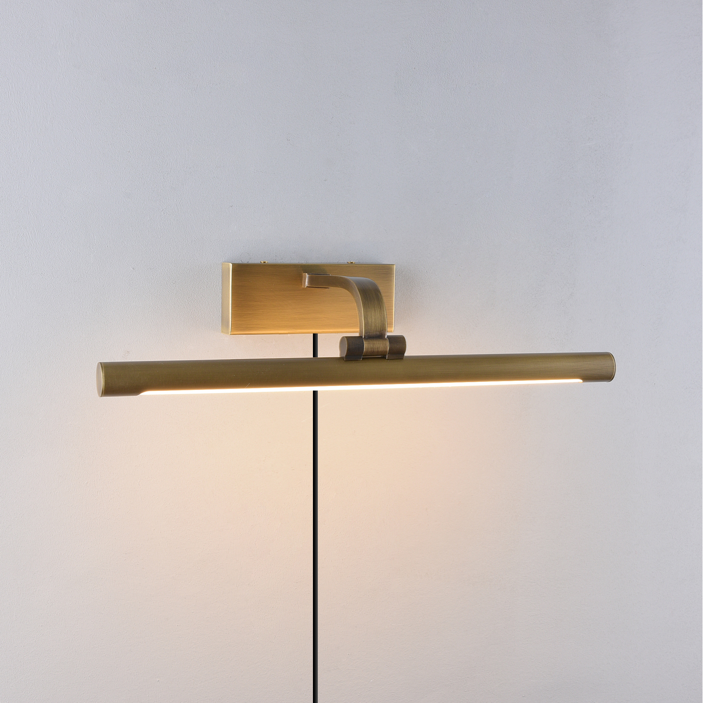 Galis Brass Plug-in Wall Sconce