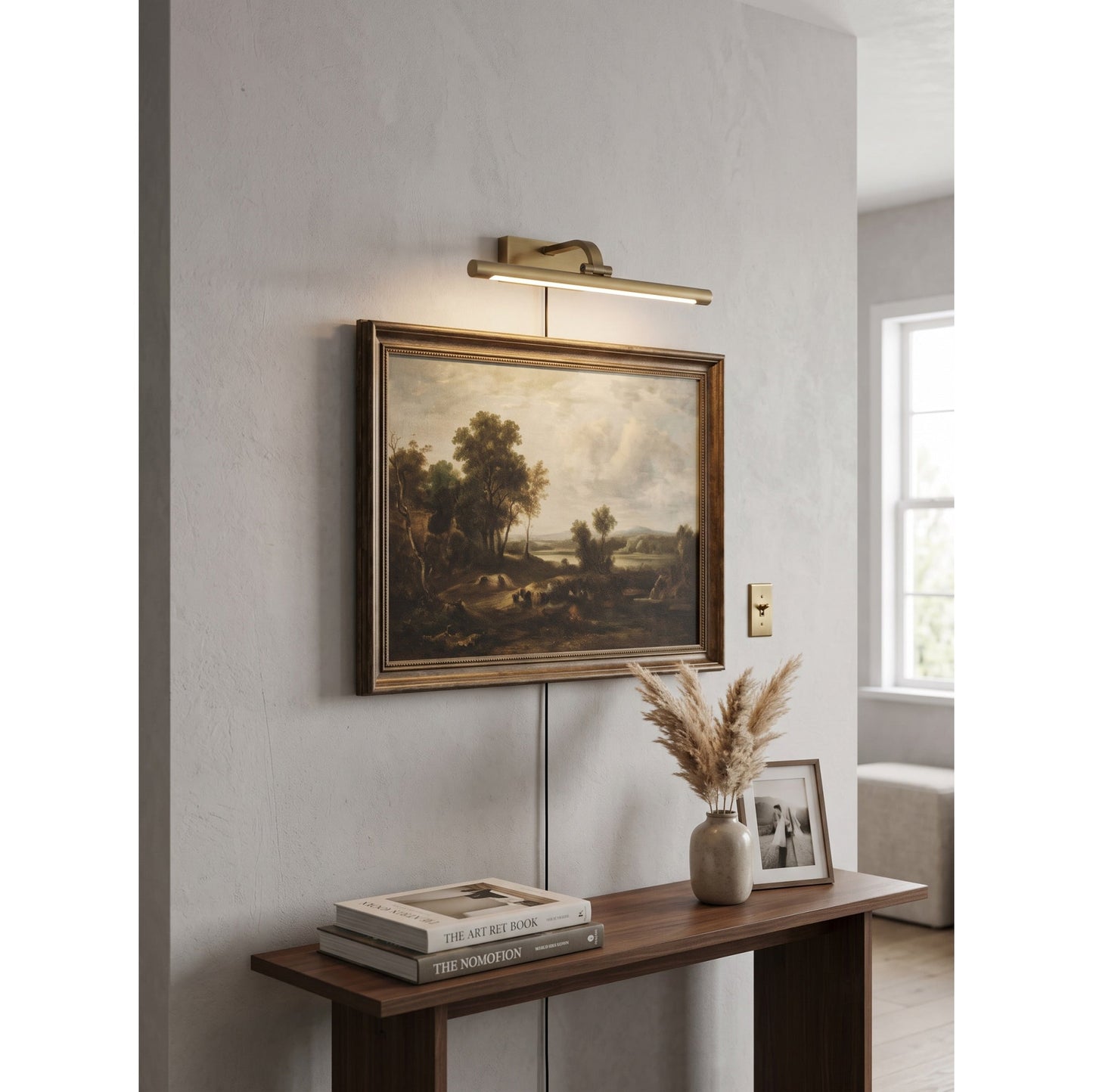 Galis Brass Plug-in Wall Sconce