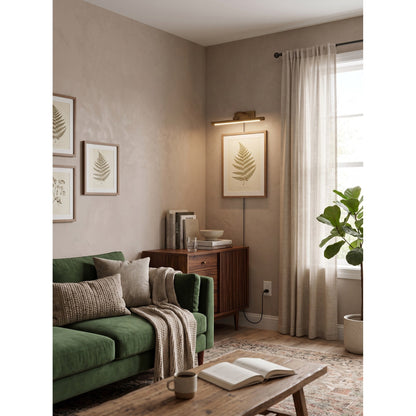 Galis Brass Plug-in Wall Sconce