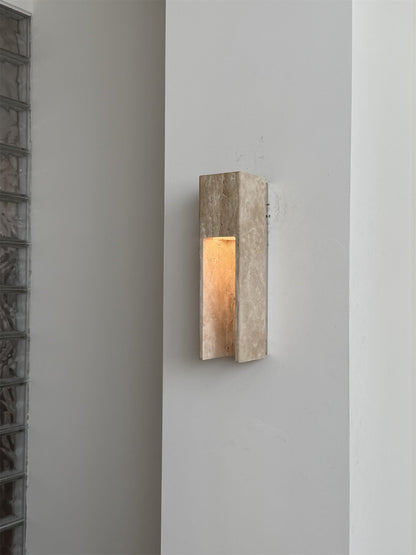Esmia Travertine Wall Sconce