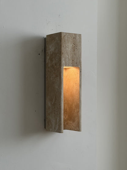 Esmia Travertine Wall Sconce