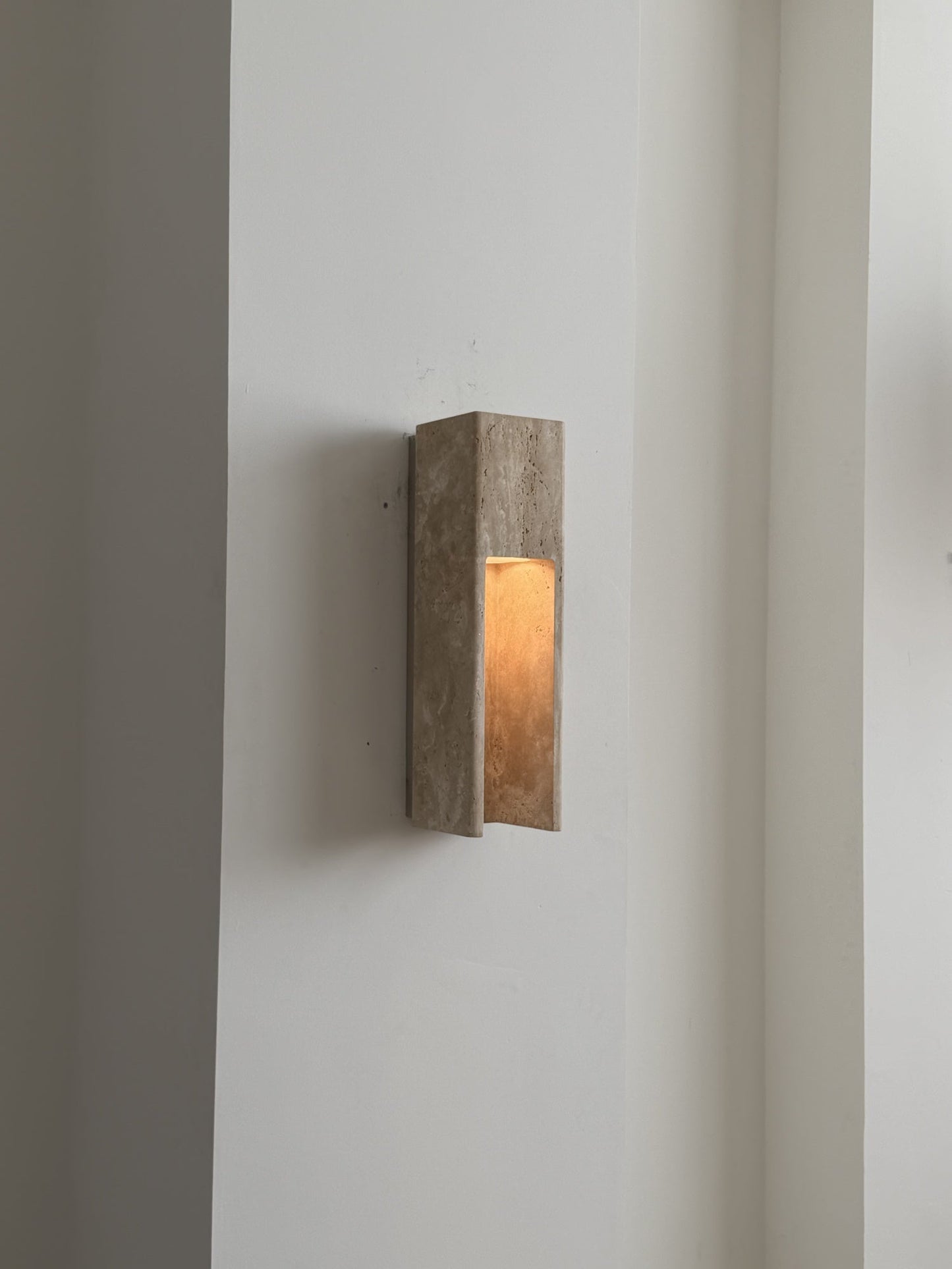Esmia Travertine Wall Sconce