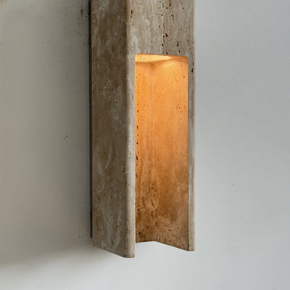 Esmia Travertine Wall Sconce