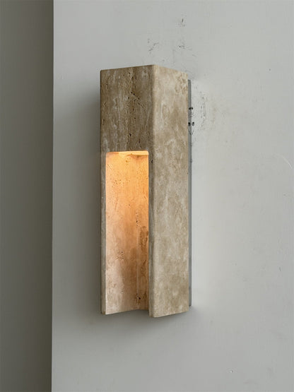 Esmia Travertine Wall Sconce