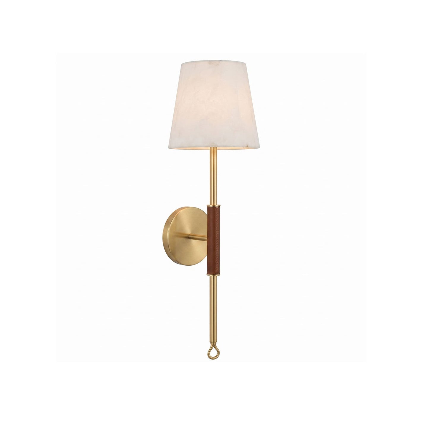Yealand Tail Alabaster Wall Sconce
