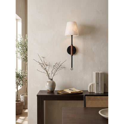Yealand Tail Alabaster Wall Sconce