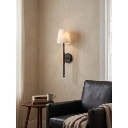 Yealand Tail Alabaster Wall Sconce