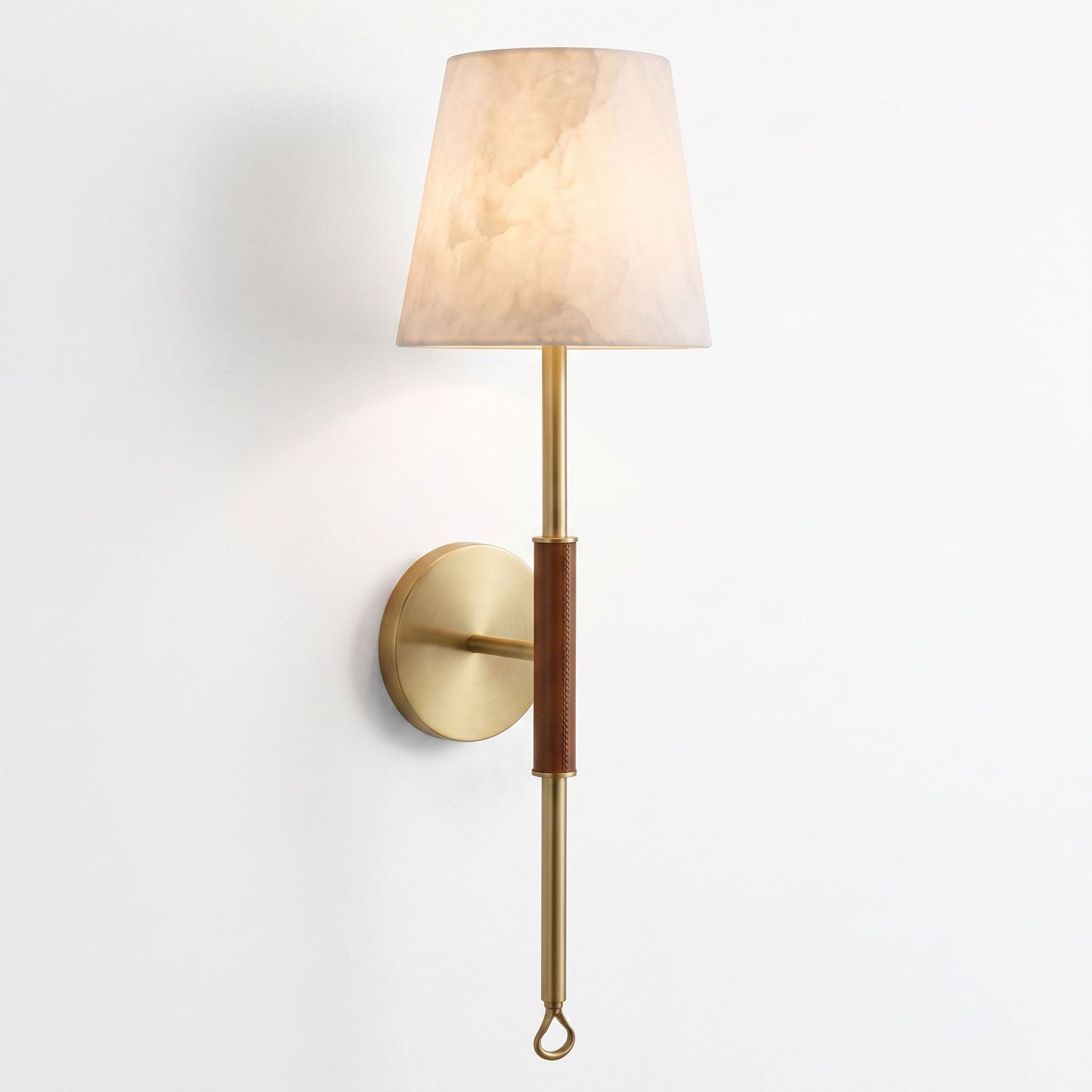 Yealand Tail Alabaster Wall Sconce