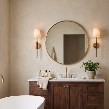 Yealand Tail Alabaster Wall Sconce