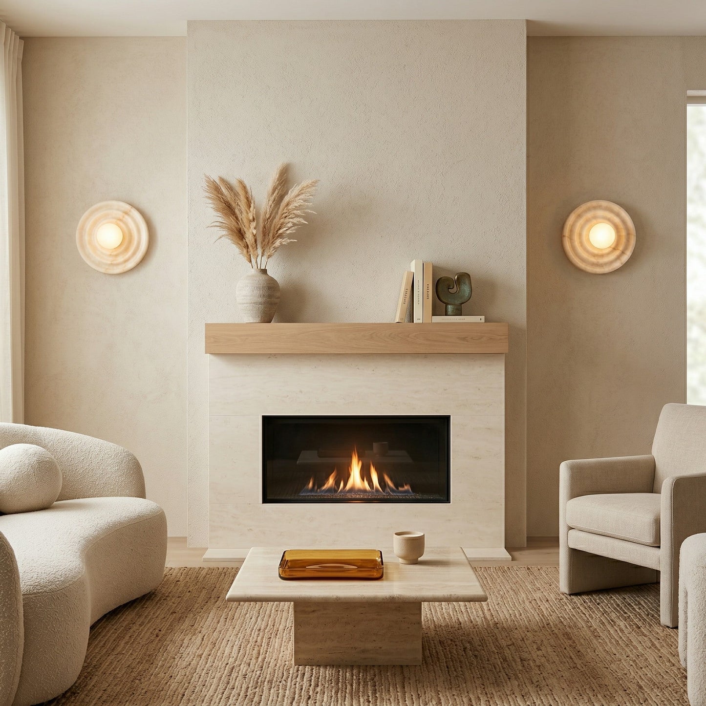 Grove Alabaster Wall Sconce