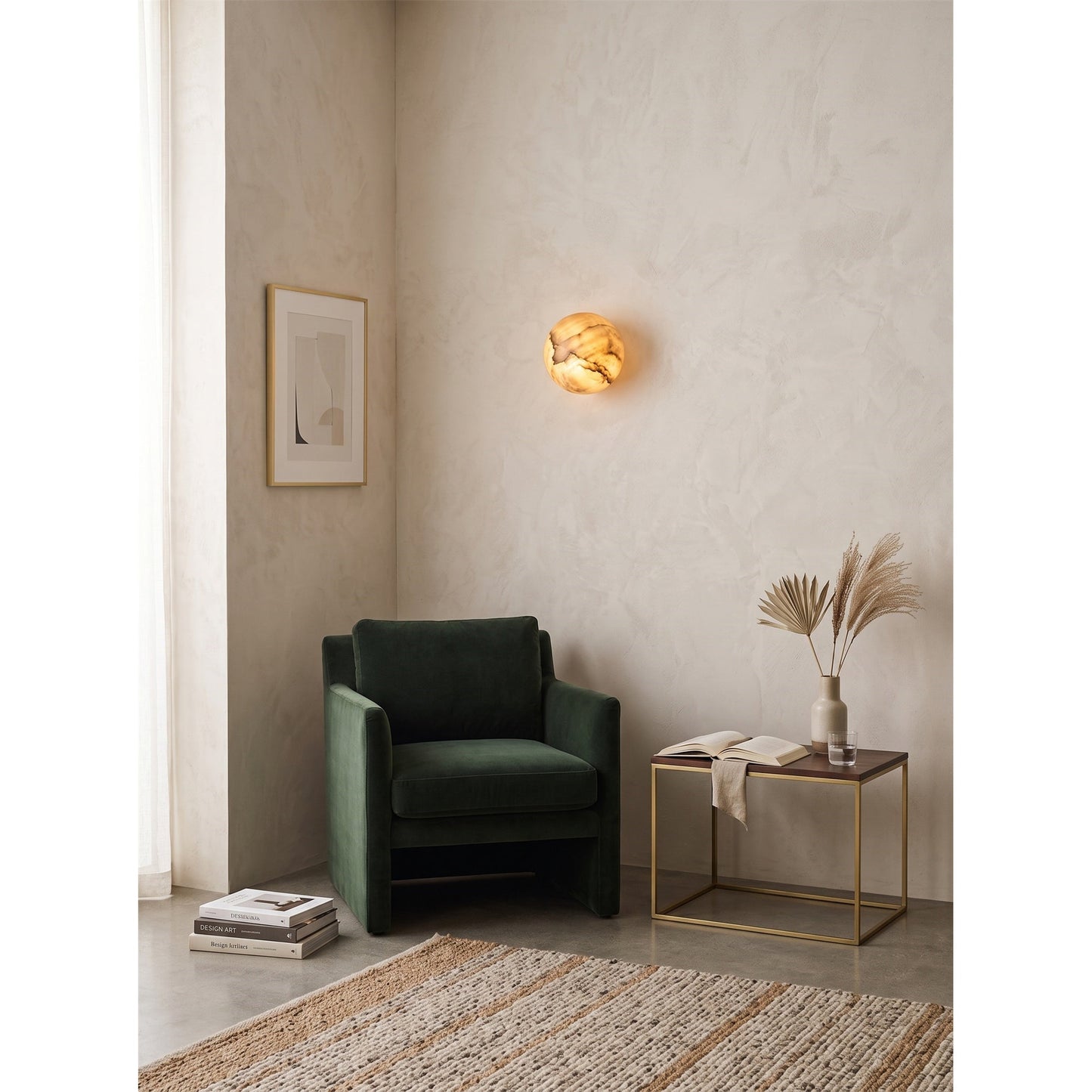 Galia Alabaster Wall Sconce