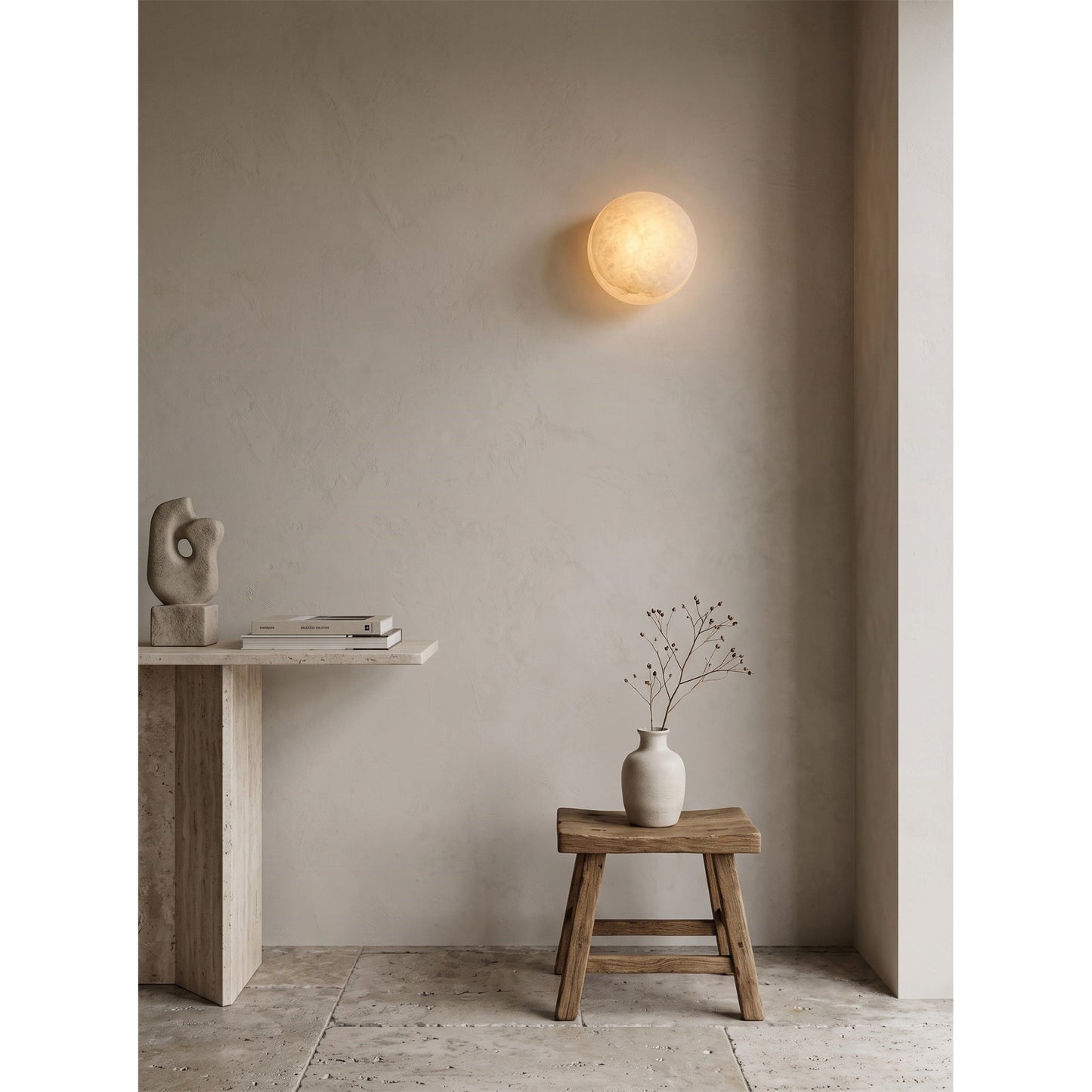 Galia Alabaster Wall Sconce
