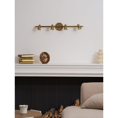 Doria Brass Wall Lamp