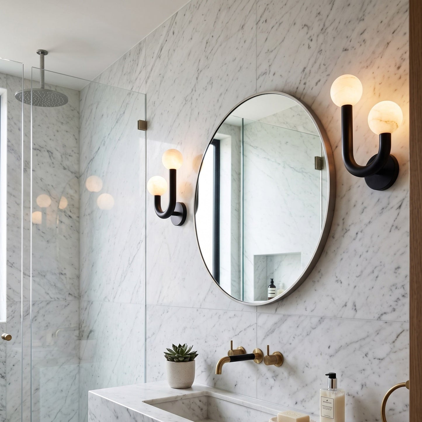 Yaron Alabaster Wall Sconce