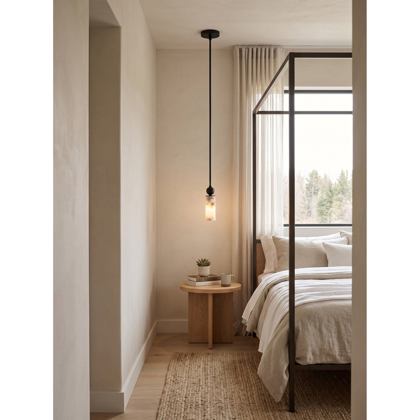 Vesia Alabaster Pendant Lamp