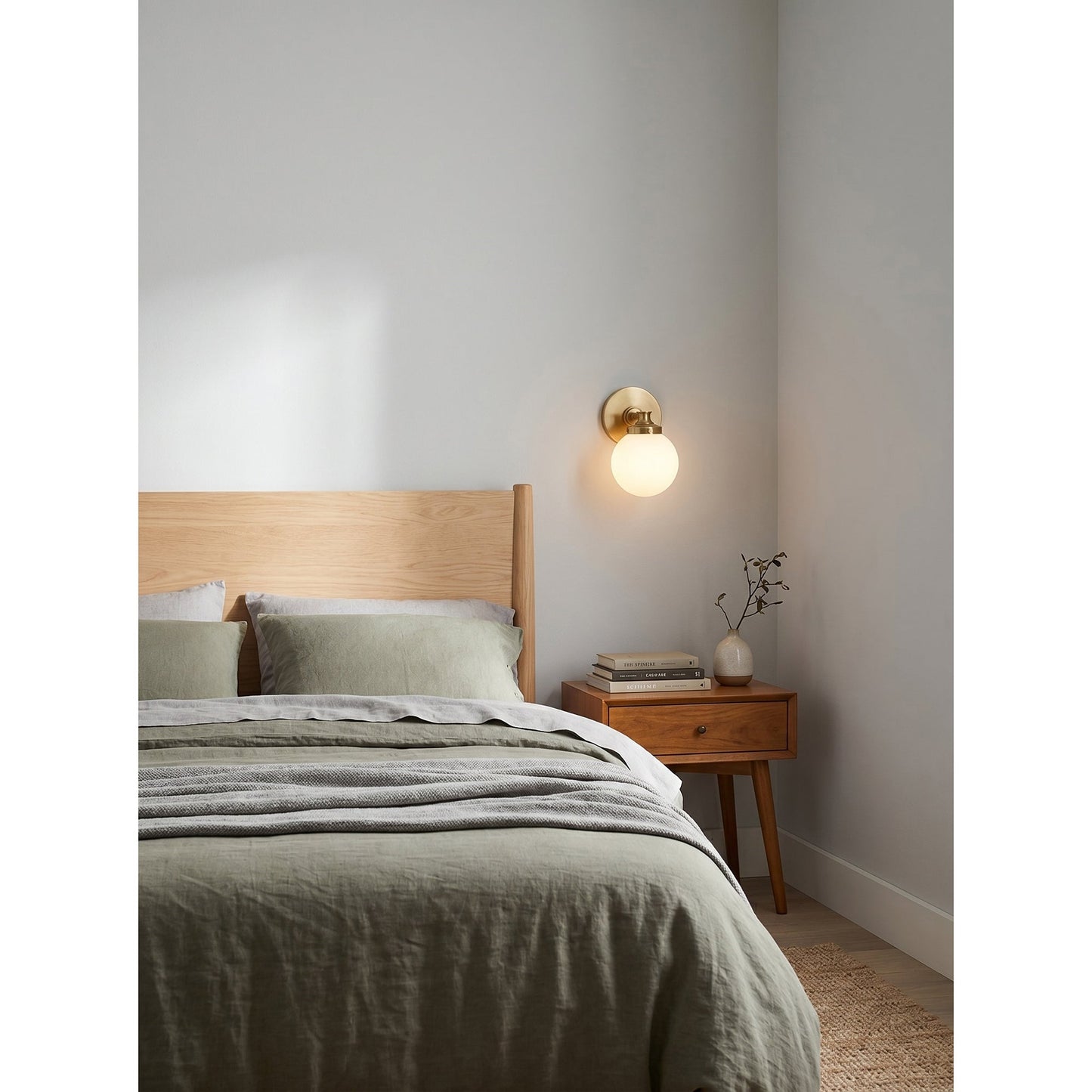 Hayes Glass Ball Wall Sconce