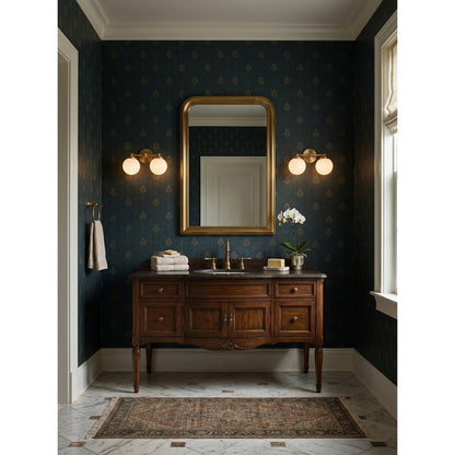 Hayes Glass Ball Wall Sconce