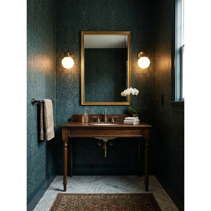 Hayes Glass Ball Wall Sconce