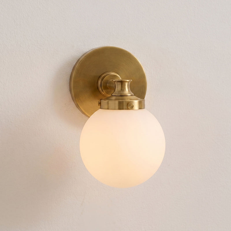 Hayes Glass Ball Wall Sconce