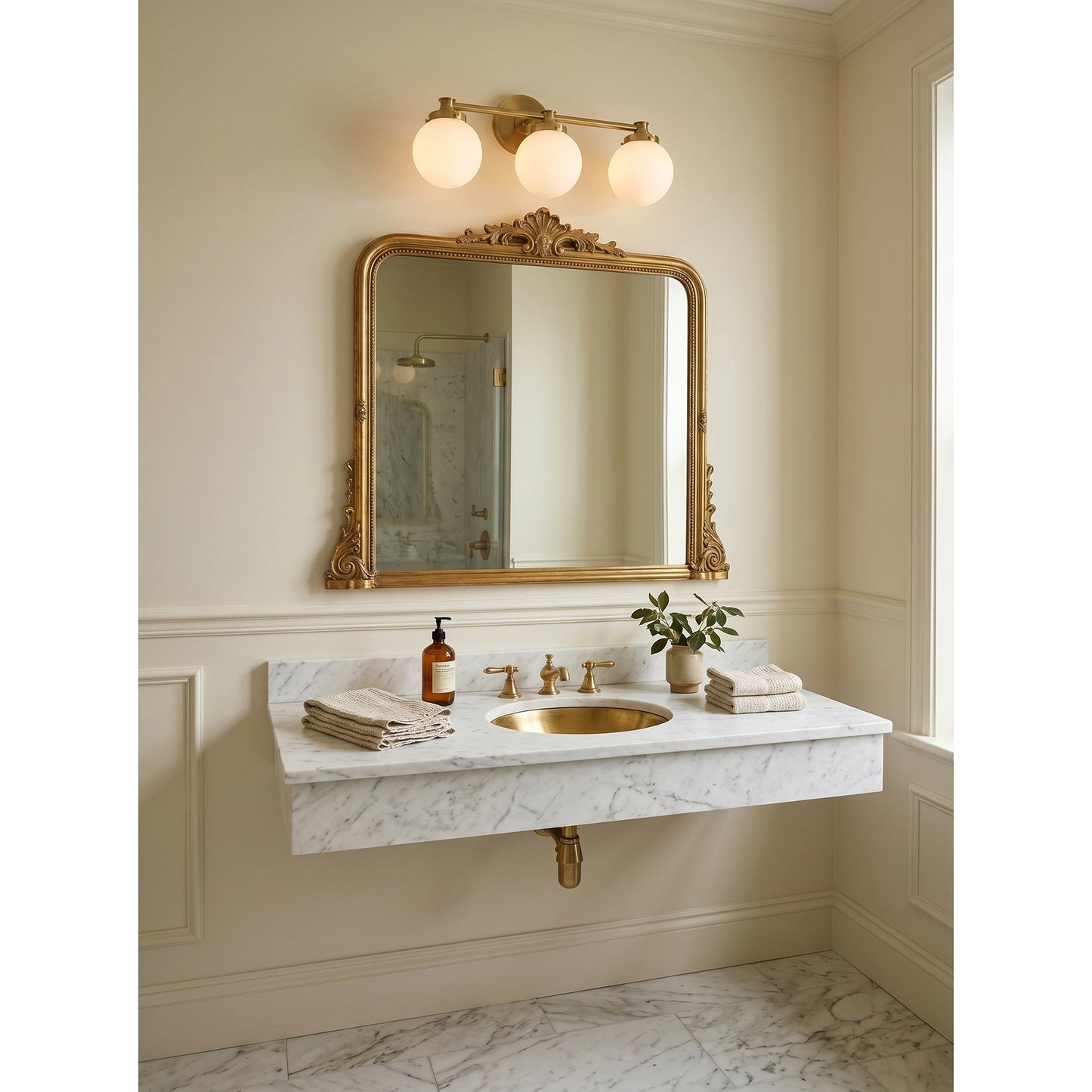 Hayes Glass Ball Wall Sconce