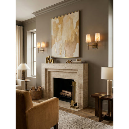 Hillsdale Alabaster Wall Sconce