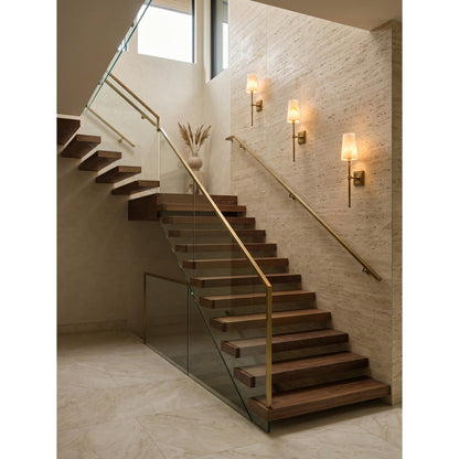 Hillsdale Alabaster Wall Sconce