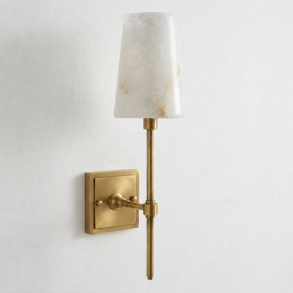 Hillsdale Alabaster Wall Sconce
