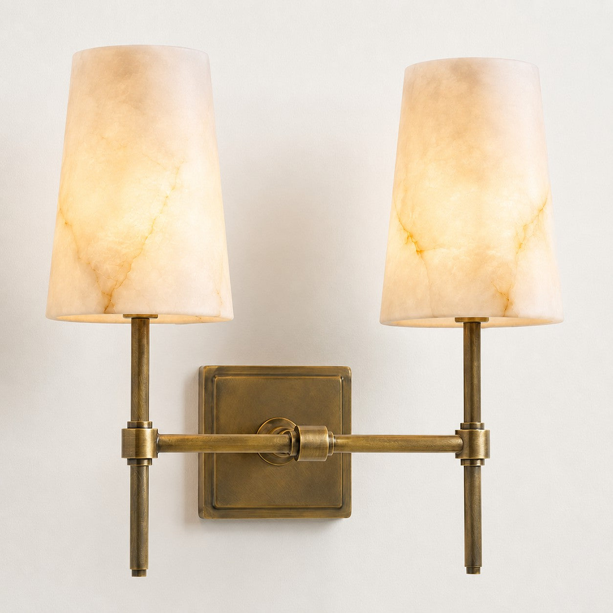 Hillsdale Alabaster Wall Sconce