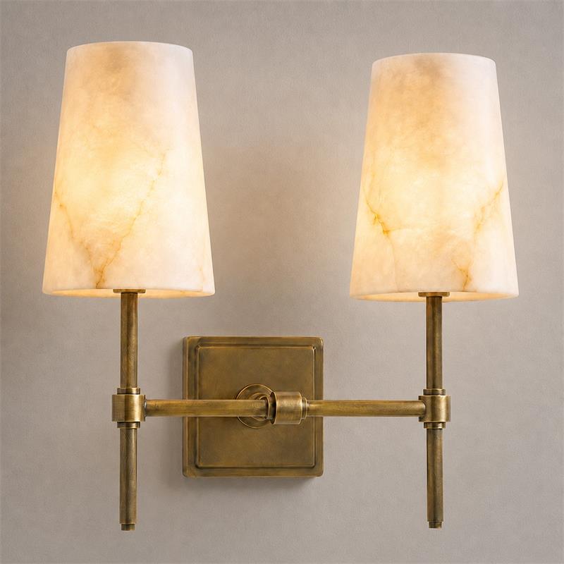 Hillsdale Alabaster Wall Sconce