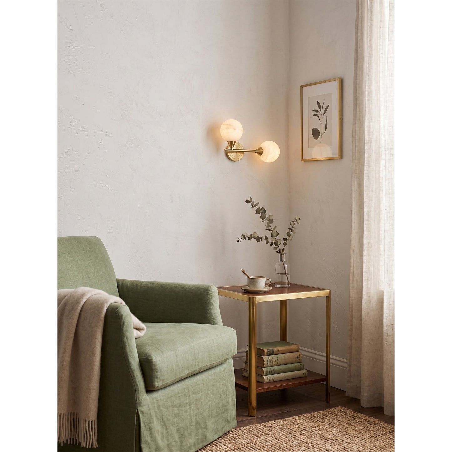 Islon Alabaster Wall Sconce