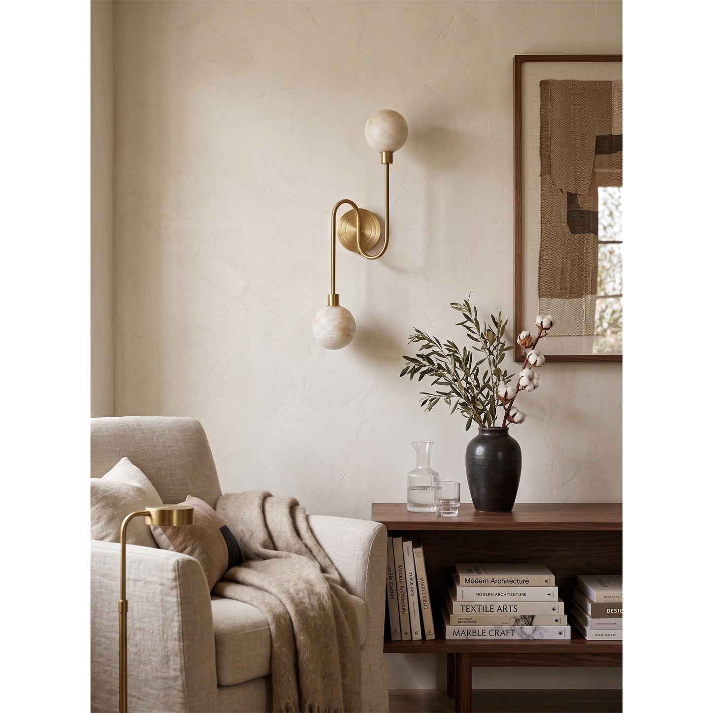 Islon Alabaster Wall Sconce